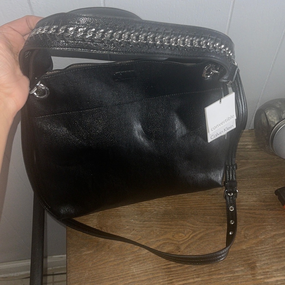 Calvin Klein Hobo Convertible reversible bag